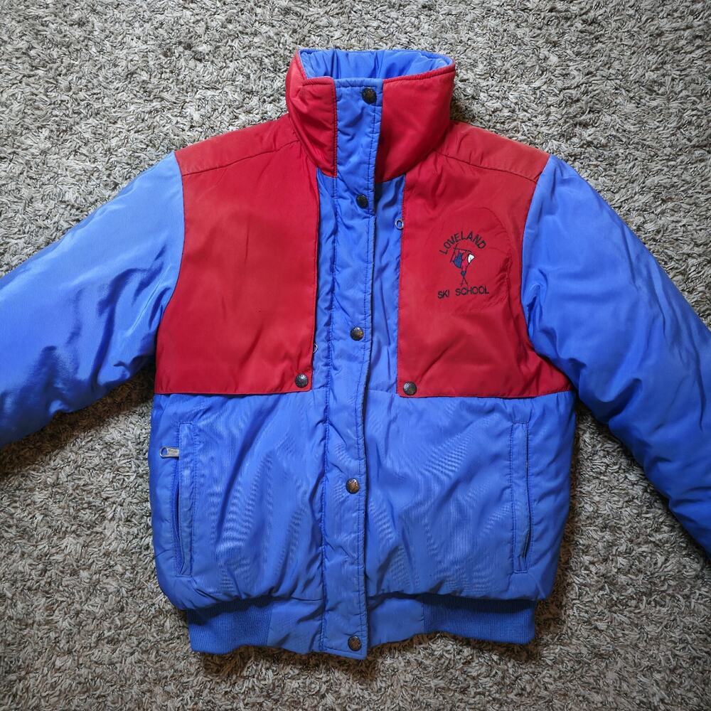 Vintage 80s The North Face ‘Loveland Ski School’ Jacket Uniform W-L Made in USA